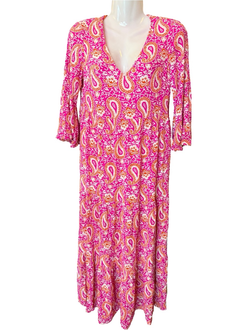 Boden Pop Pansy Enchant Paisley Maxi 🌺 | Size 6P